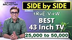 Best 43 Inch 4K TV in India 2022 🔥 Side by Side Comparison ⚡ Best TV in India 2022