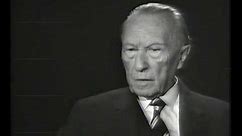 Konrad Adenauer ueber Juden und Wiedergutmachung
