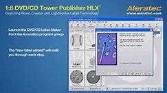 Aleratec 1:8 DVD/CD Tower Publisher HLX eSATA LightScribe...