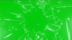Glass Breaking Free Green Screen Background Effect HD Video