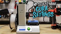 3D Printing: Monoprice Mini Select Cura Settings