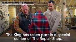 Charles visits The Repair Shop to mark the BBC centenary