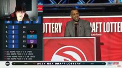 LC Reacts to NBA Draft Lottery 2024 - Atlanta Hawks somehow get #1 pick and Pistons get #5