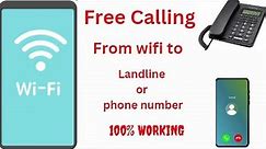 How to Make free Calls to Any Phone Number from internet