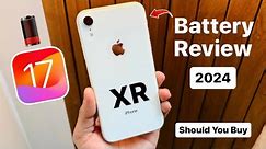 Should you Buy iPhone XR in 2024 - Battery Backup on iOS 17