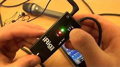 Using iRig Pre and External Microphone for Your iPhone