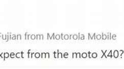 Moto X40 é confirmado por executivo da Motorola e deve chegar em breve