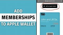 How To Add Membership Card To Apple Wallet (2024)
