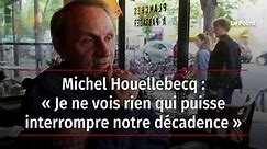 Michel Houellebecq : « Je ne vois rien qui puisse interrompre notre décadence »