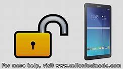 How to Unlock Any Samsung Galaxy Tab E Using an Unlock Code