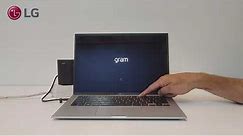 [LG Gram PC] Easy access and use the LG Recovery center on 2021 Gram