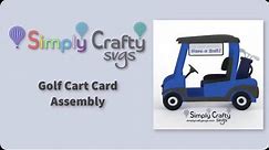 Golf Cart Card Assembly - Box Card - SVG File