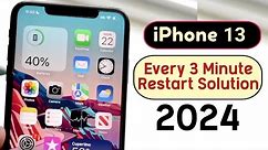 iPhone 13 Every 3 Minute Restart Solution 2024 || iPhone 13 Auto Restart Fixed