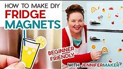How to Make DIY Fridge Magnets with a Cricut!