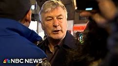 Alec Baldwin clashes with pro-Palestinian demonstrators