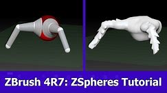 ZBrush ZSpheres beginner tutorial