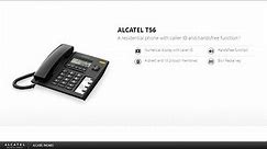 Alcatel T56 Corded Landline Phone/ Telephone With Caller Id