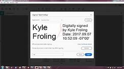 Digitally Signing a Document in Adobe Reader DC for FREE
