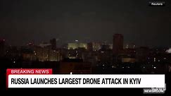 CNN on the ground where Russia launched biggest drone attack since start of war
