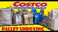 UNBOXING the 1st PALLET from our Costco Liquidation load!! We waited 6 weeks. Was it worth the wait?