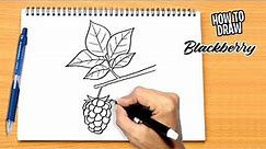 How to draw Blackberry