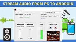 Stream Audio/Music from PC to Android via WiFi or USB