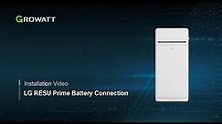 LG RESU Prime Battery Connection
