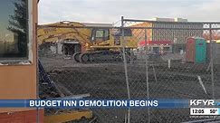 Budget Inn demolition