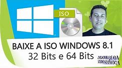 Como baixar a ISO windows 8.1 Pro 32 bits e 64 bits