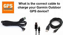 USB cable options - For a Garmin GPS Unit