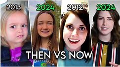 The most famous memes ( Then VS Now )