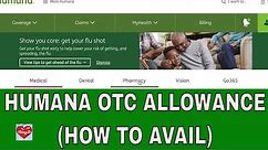 Over-the-Counter (OTC) Allowance from Humana//Available OTC Products from Humana - @NingD
