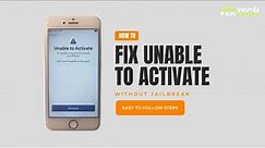 How to FIX Unable to Activate iPhone | NO JAILBREAK