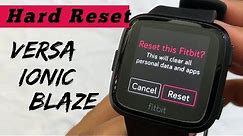 HOW to Factory Reset ANY Fitbit Watch