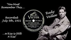 "As Time Goes By" ~ Rudy Vallee -1931 RCA Victor Record - From Cassablanca (Garrard RC 60 Turntable)