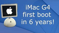 Apple iMac G4 - First Boot Up & Test In 6 YEARS!