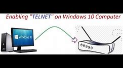 How to Enable Telnet in Command Prompt || Windows PC