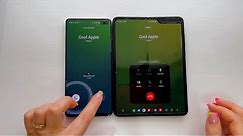 Samsung Galaxy S10+ vs Samsung Galaxy Fold / Conference call & incoming & outgoing calls