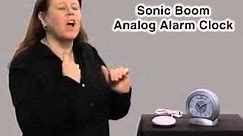 Sonic Boom Analog Alarm Clock - Product SKU: SBA475SS