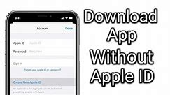 HOW YOU CAN DOWNLOAD IPHONE APPS WITHOUT AN APPLE ID