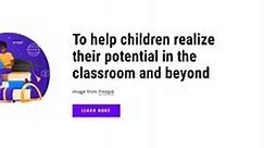 We help children realize their potential in classroom Template