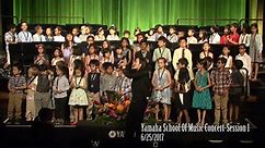 Yamaha Music School All School Concert 2017-Sun, June 25th 1pm