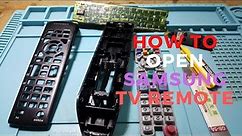 How to open Samsung TV remote