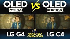 LG G4 vs LG C4 OLED TV | MLA vs Conventional OLED TV Comparison 2024