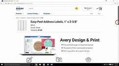 How to Download a Template for Microsoft® Word or Adobe Creative Cloud from Avery.com