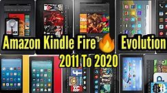 Evolution Of Amazon Kindle Fire Tablet 2011 To 2020