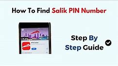 How To Find Salik Pin Number