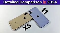iPhone XS vs iPhone 11 in 2024🔥Detailed Comparison in Hindi⚡️