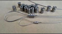 Stainless Steel Wire Rope Loop Clamp Grips - GSproducts.co.uk
