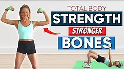 Total Body Strength Workout for Stronger Bones (30 Minutes!!)